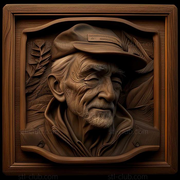 3D model Granville Perkins American artist (STL)